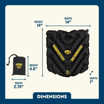 College V Seat™ Inflatable Stadium Cushion - Iowa Hawkeyes - Outdoor Ease
