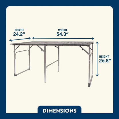 Slim-Fold Table - Camp Setup