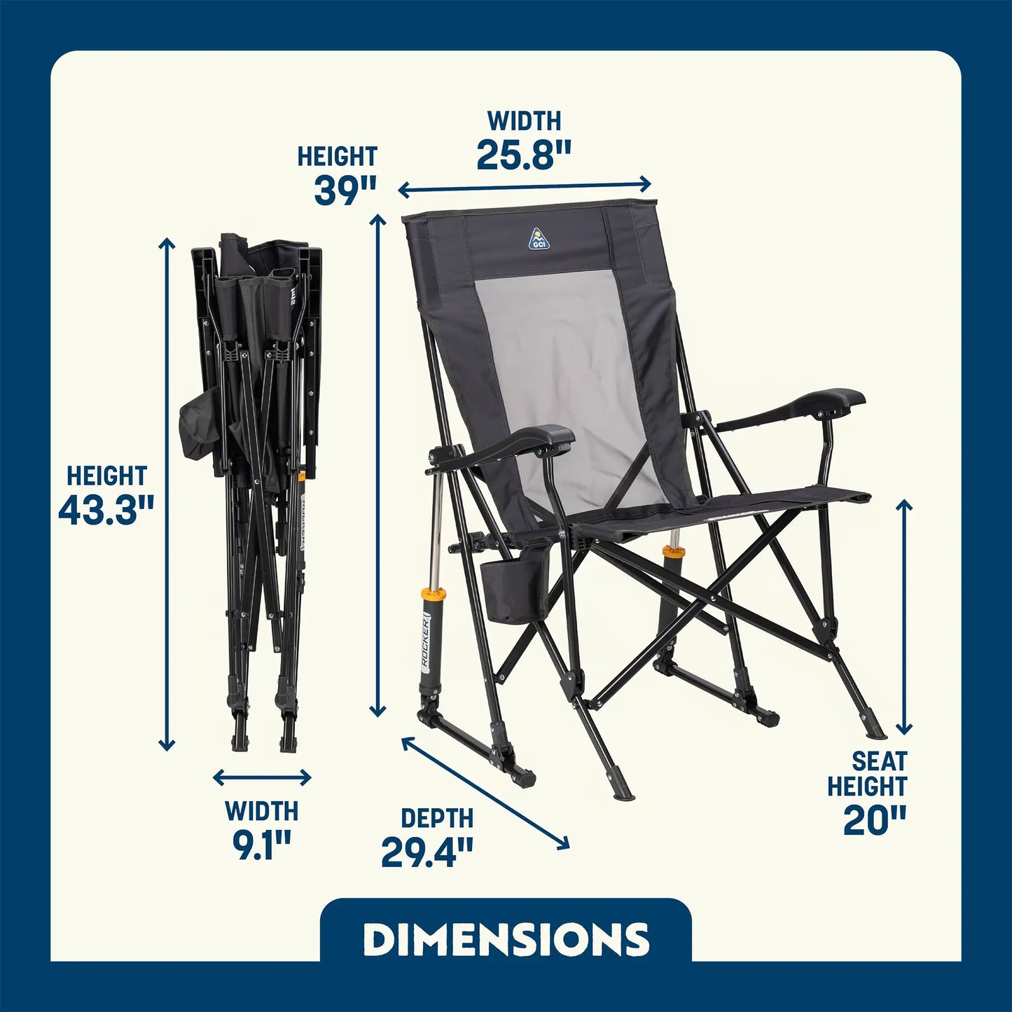 RoadTrip Rocker™ - Outdoor Ease