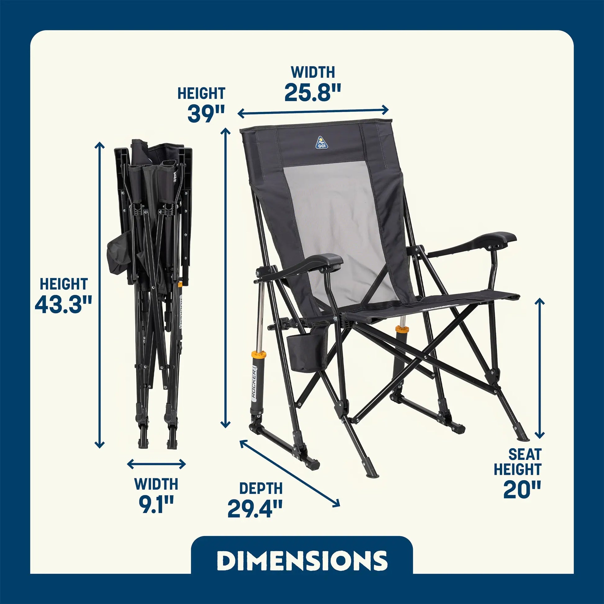 RoadTrip Rocker™ - Outdoor Ease