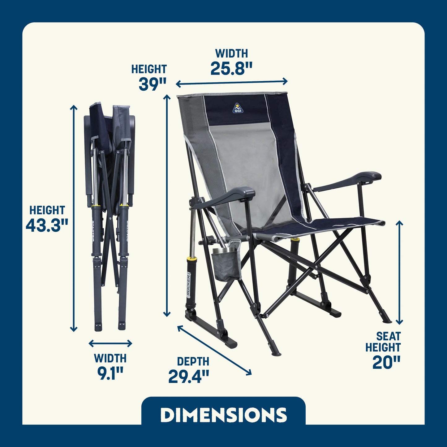 RoadTrip Rocker™ - Outdoor Ease