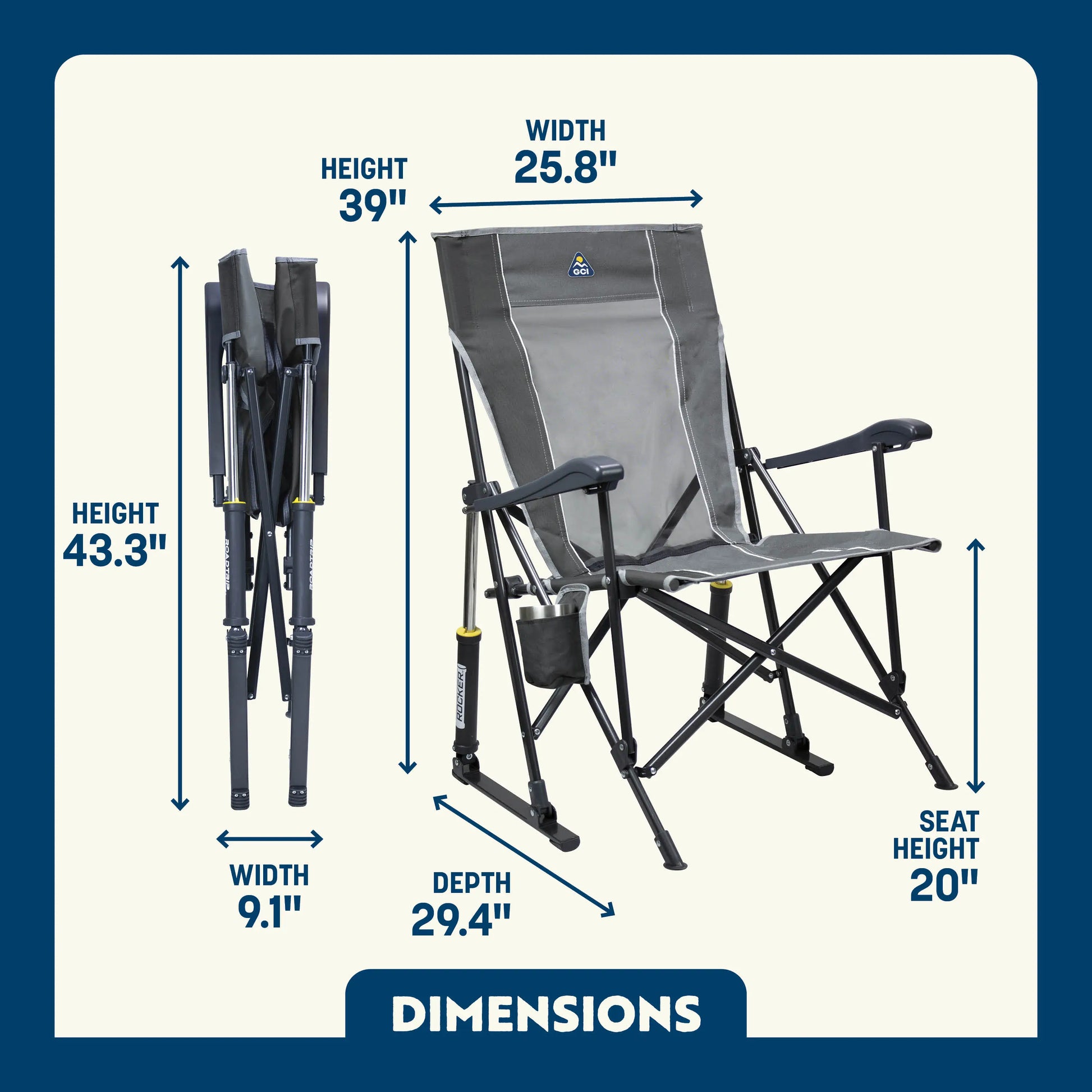 RoadTrip Rocker™ - Outdoor Ease