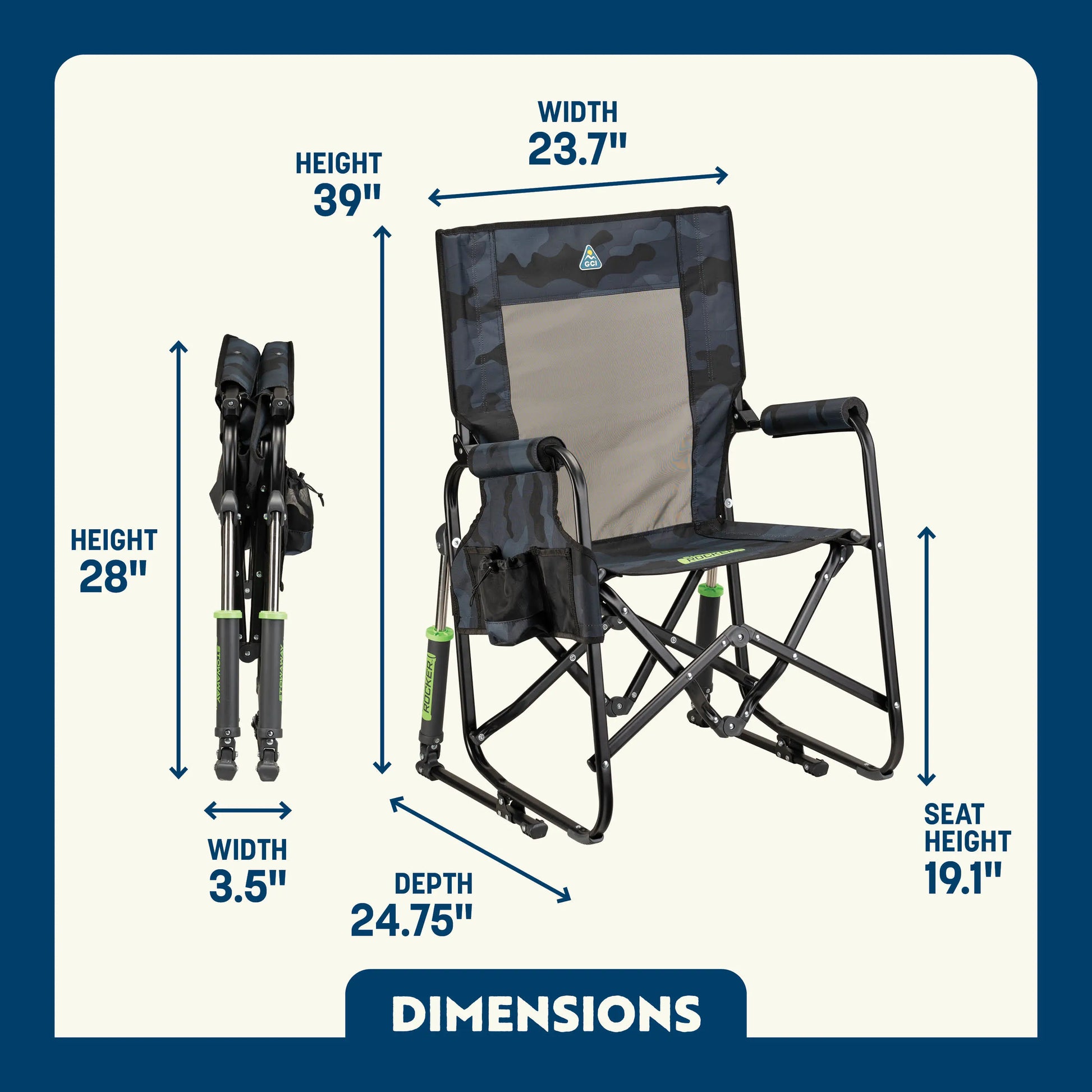 Stowaway Rocker™ - Spring Ready