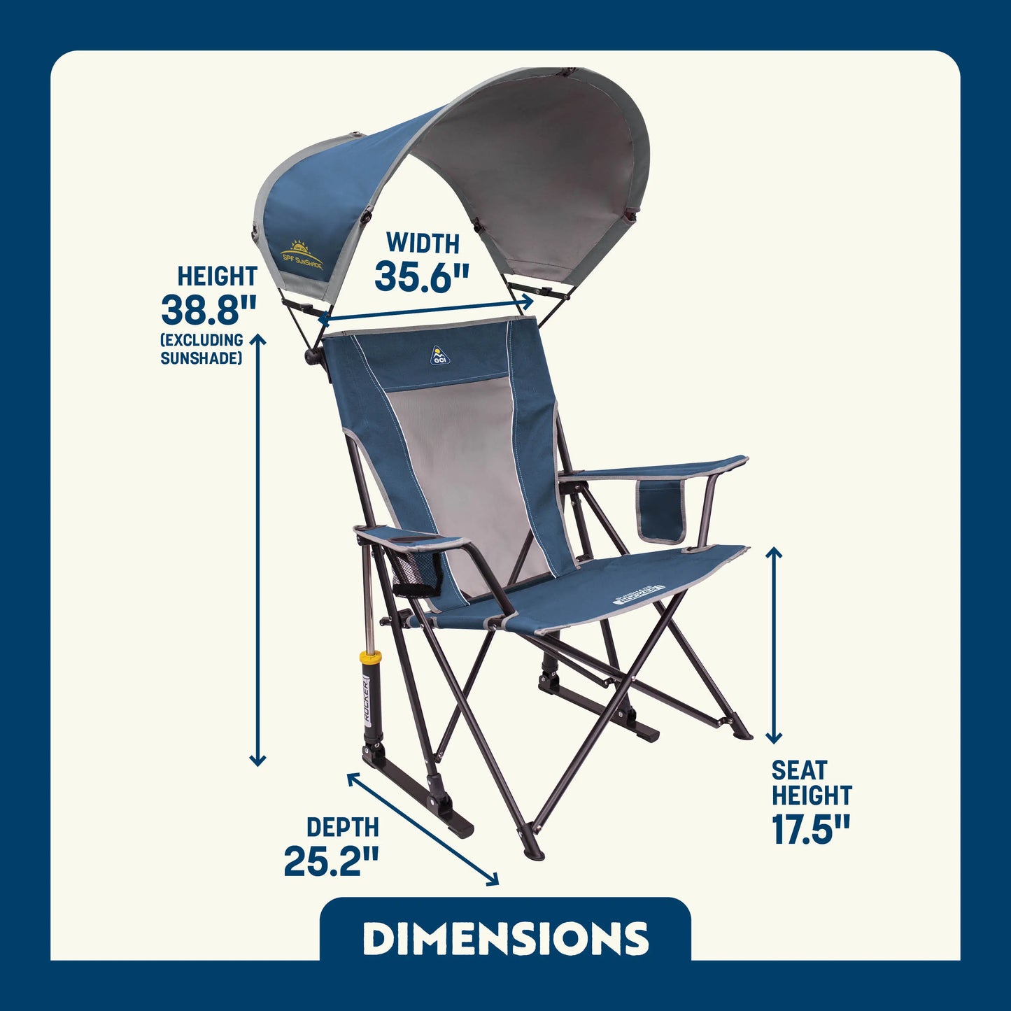 SunShade Rocker™ - Coast Side