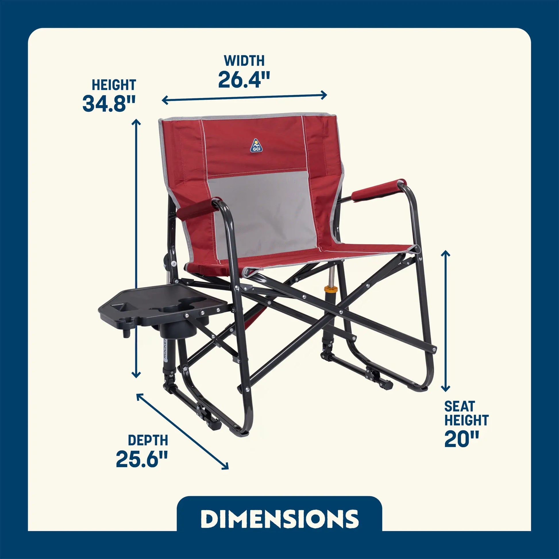 Freestyle Rocker XL™ with Side Table - Weekend Rock