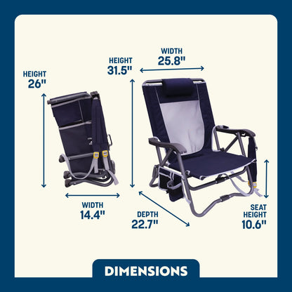 Bi-Fold Slim Event Chair™ - Tailgate Pick