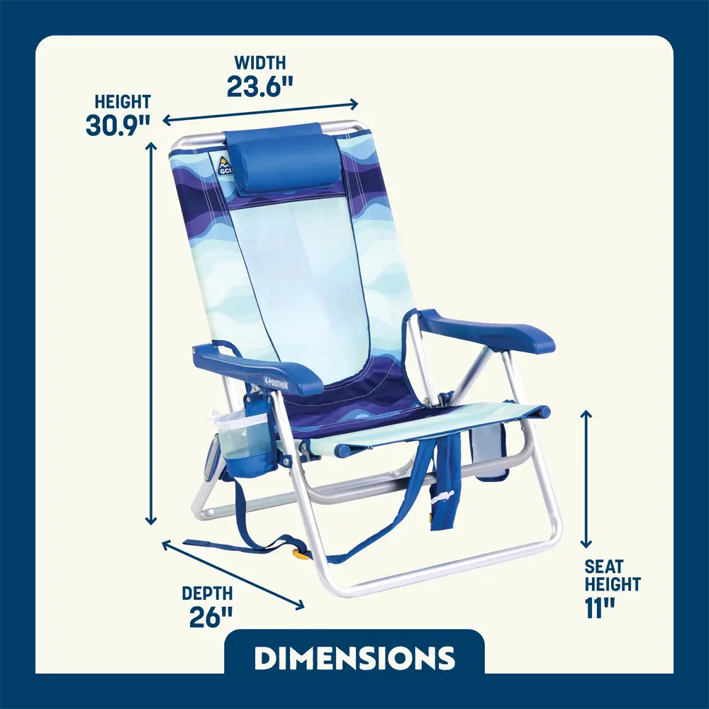 Backpack Beach Chair™ - Easy Setup