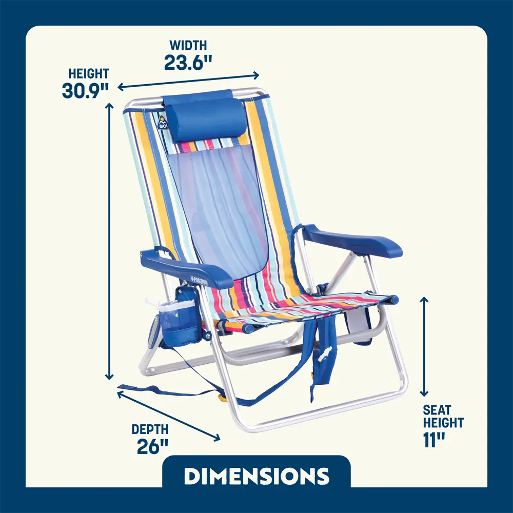Backpack Beach Chair™ - Easy Setup
