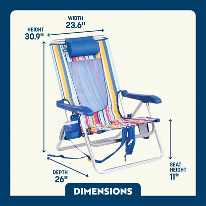 Backpack Beach Chair™ - Easy Setup