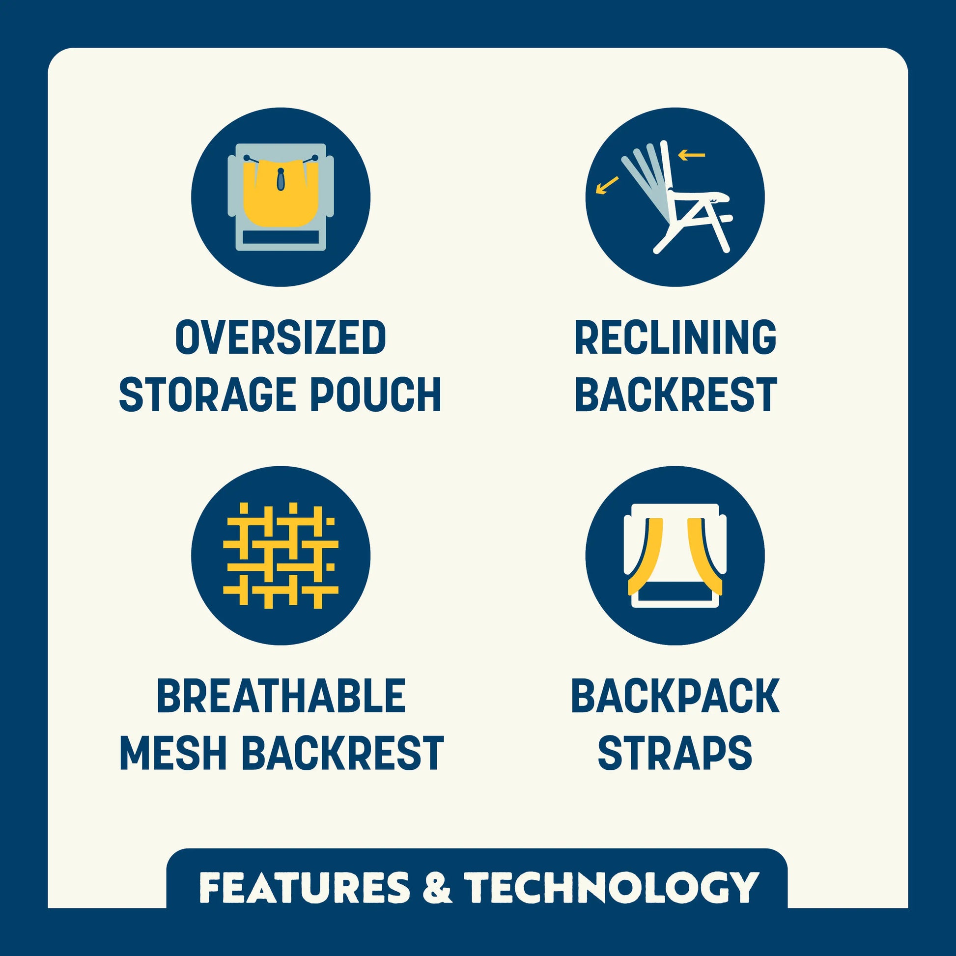 Backpack Beach Chair™ - Easy Setup