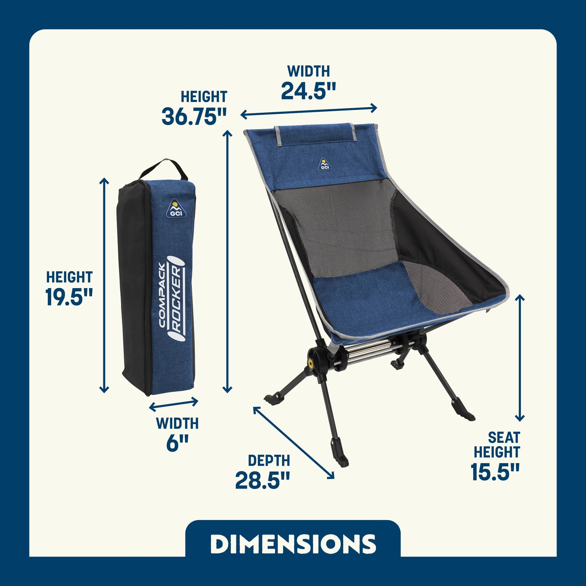 ComPack Rocker™ - Weekend Camp