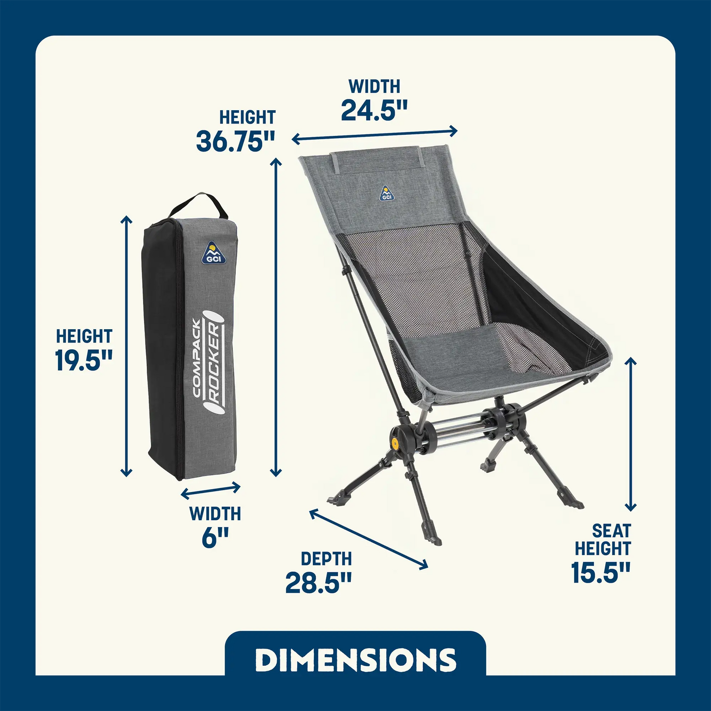 ComPack Rocker™ - Weekend Camp