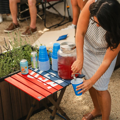 Compact Camp Table 20™ - USA Anniversary Deluxe - Camp Choice