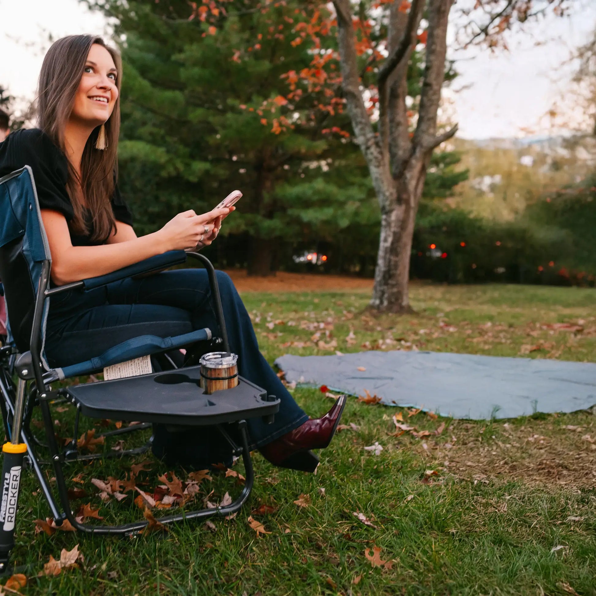 Freestyle Rocker™ with Side Table - Tailgate Ready