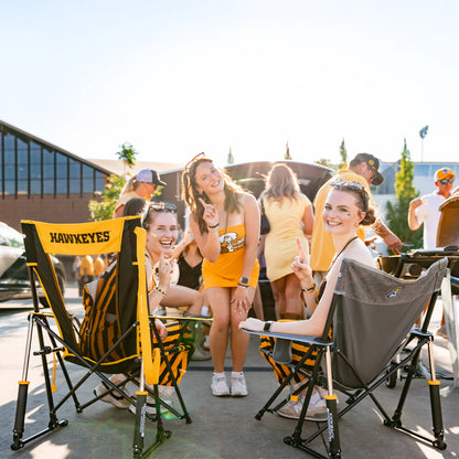 College Comfort Pro Rocker™ - Iowa Hawkeyes - Weekend Tailgate