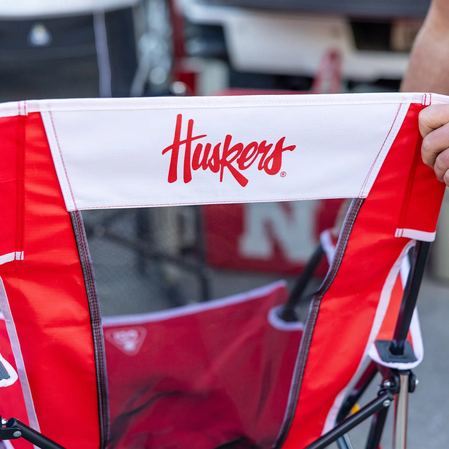 College Comfort Pro Rocker™ - Nebraska Cornhuskers - Fan Choice