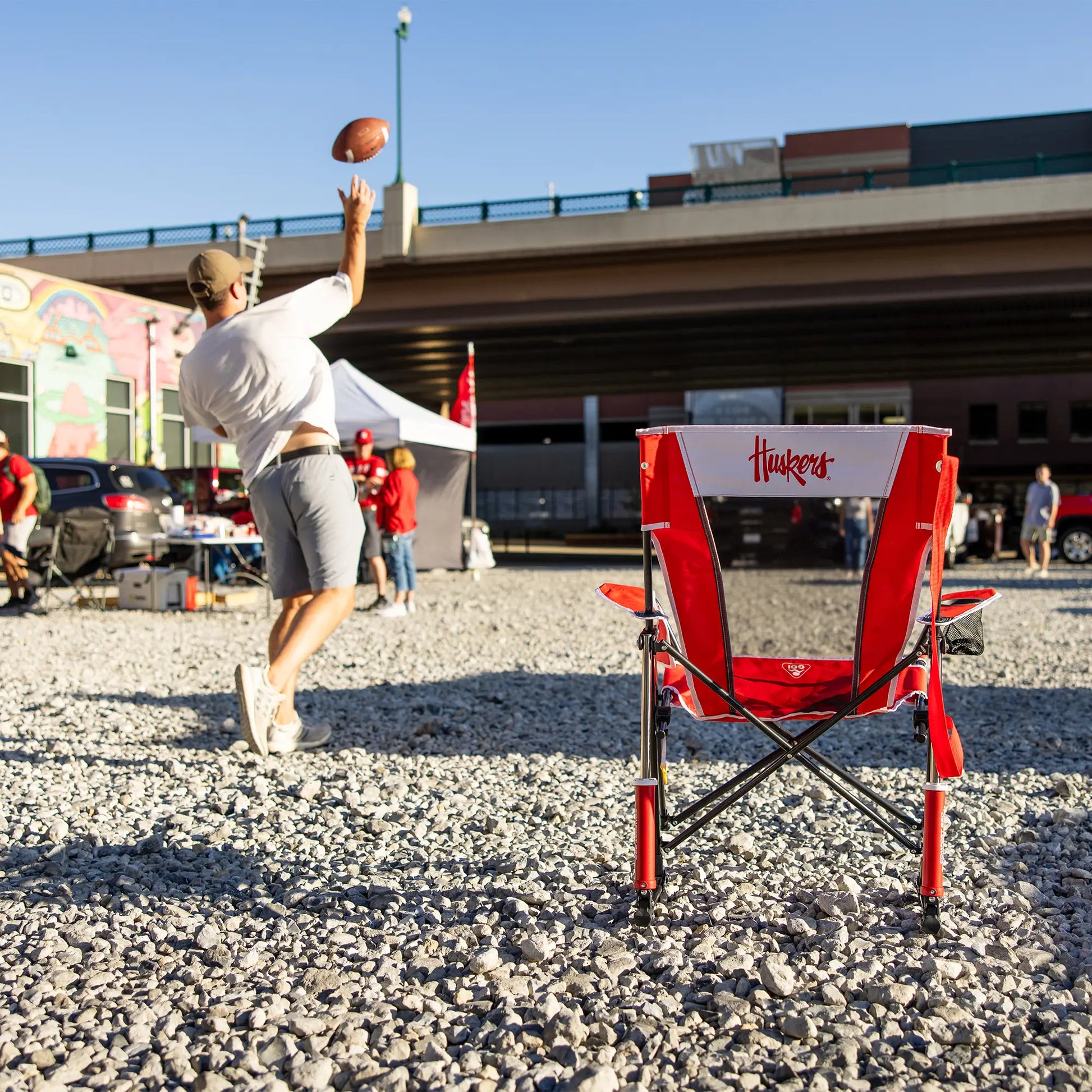 College Comfort Pro Rocker™ - Nebraska Cornhuskers - Fan Choice