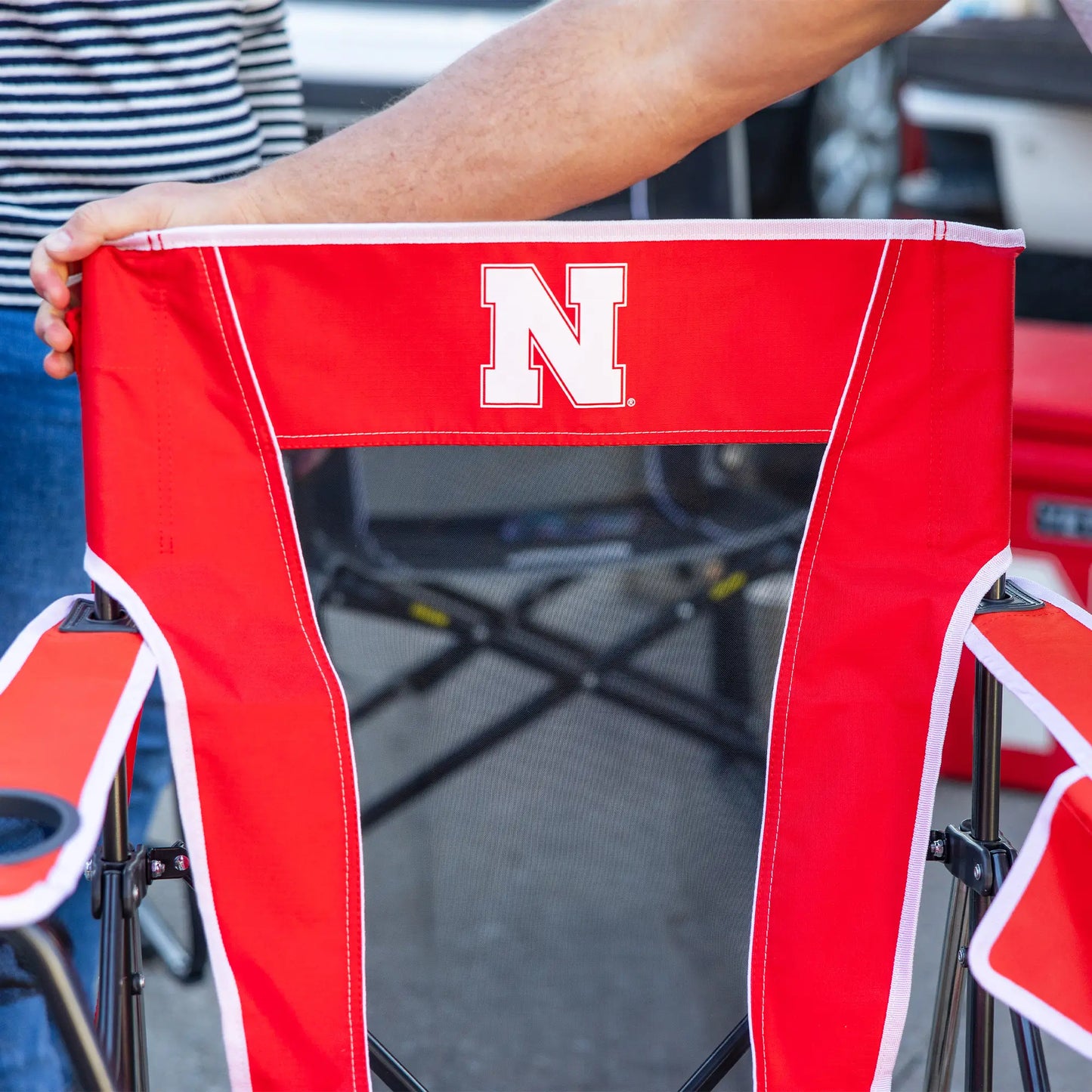 College Comfort Pro Rocker™ - Nebraska Cornhuskers - Fan Choice