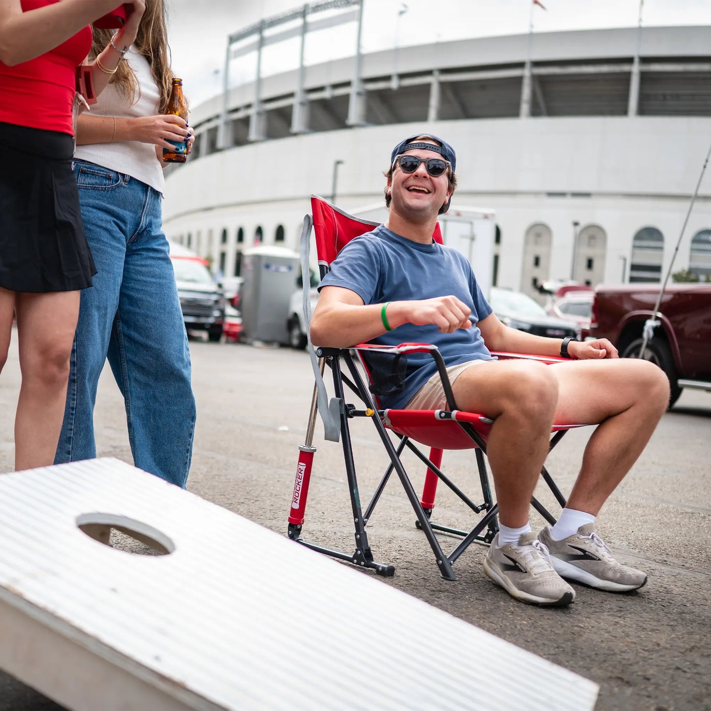 College Comfort Pro Rocker™ - Ohio State Buckeyes - Tailgate Ready