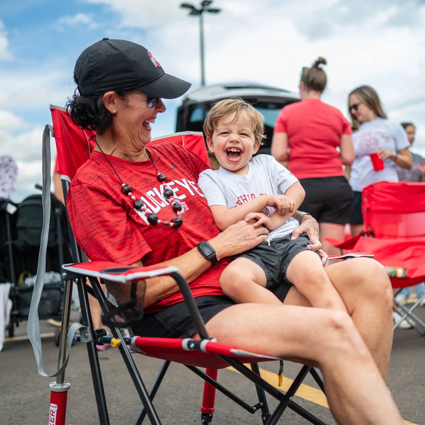 College Comfort Pro Rocker™ - Ohio State Buckeyes - Tailgate Ready