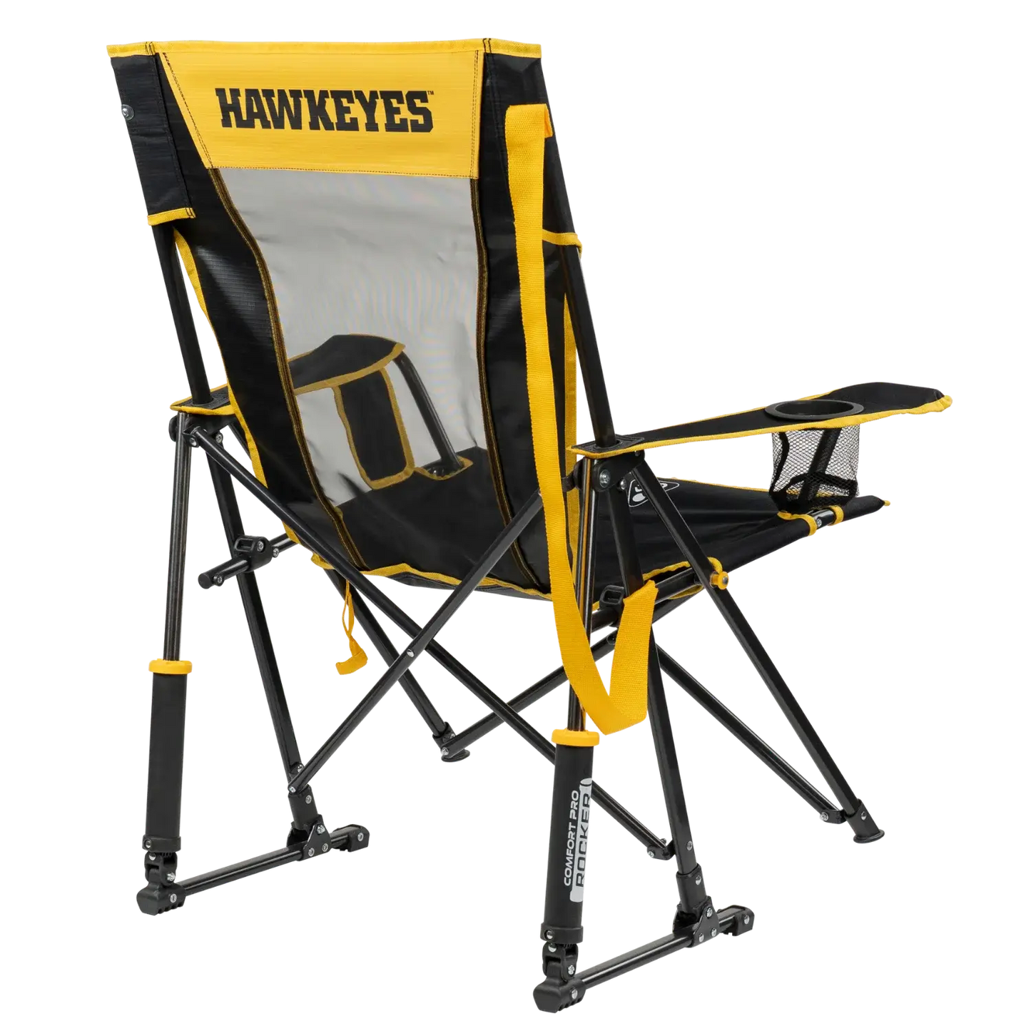 College Comfort Pro Rocker™ - Iowa Hawkeyes - Weekend Tailgate