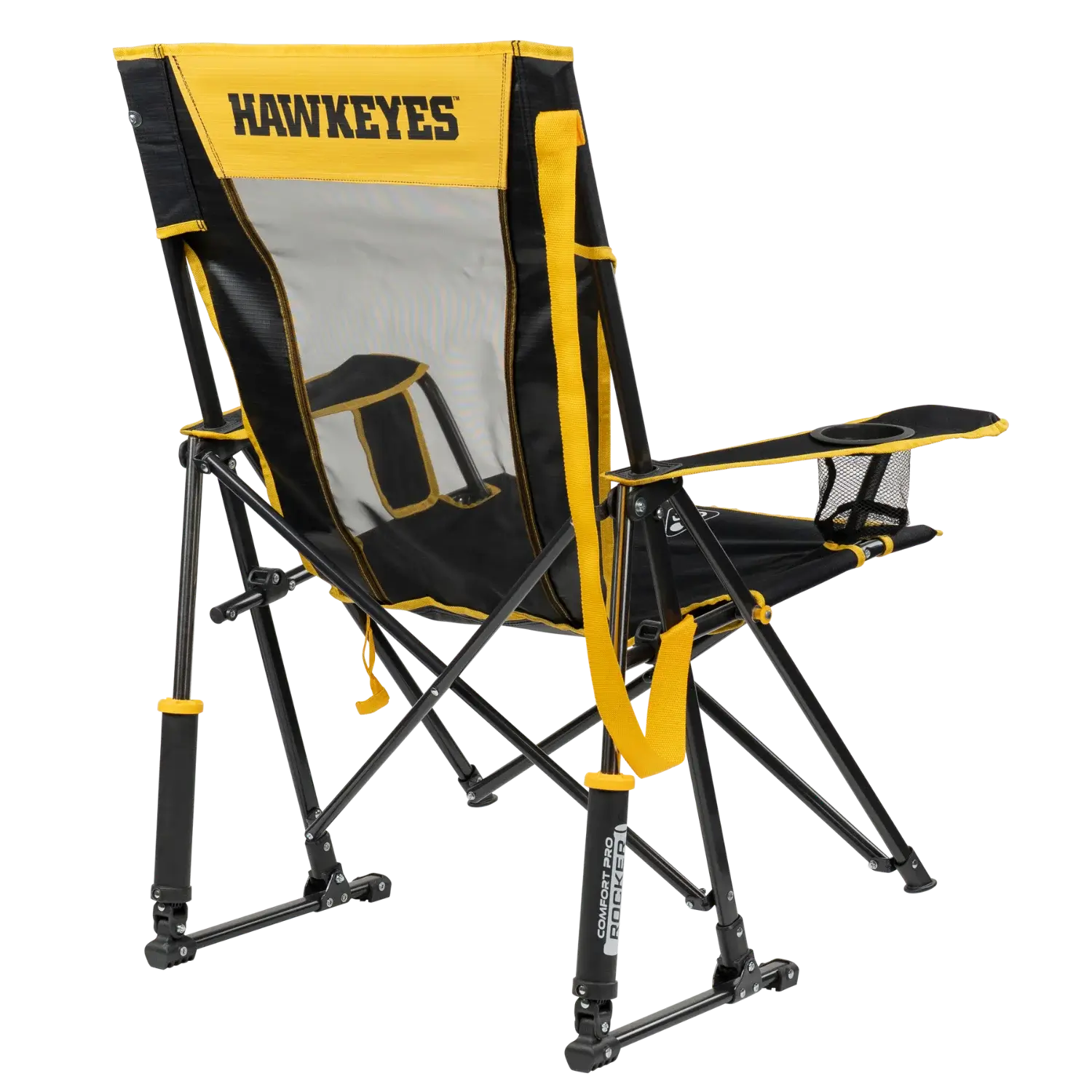 College Comfort Pro Rocker™ - Iowa Hawkeyes - Weekend Tailgate
