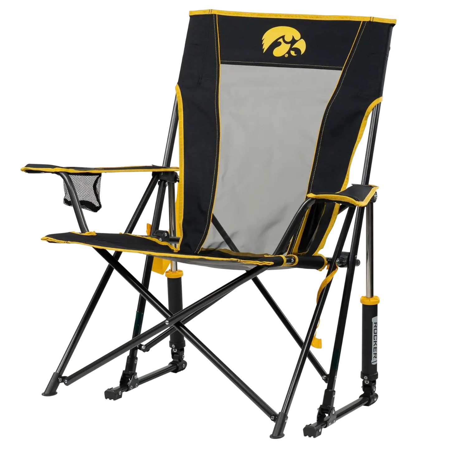 College Comfort Pro Rocker™ - Iowa Hawkeyes - Weekend Tailgate