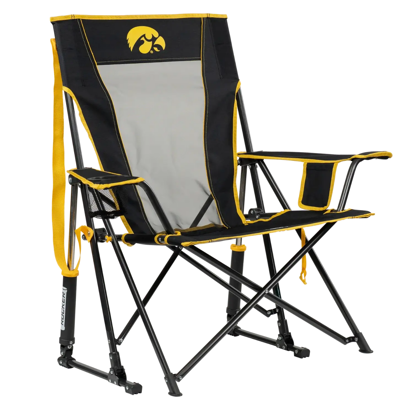 College Comfort Pro Rocker™ - Iowa Hawkeyes - Weekend Tailgate