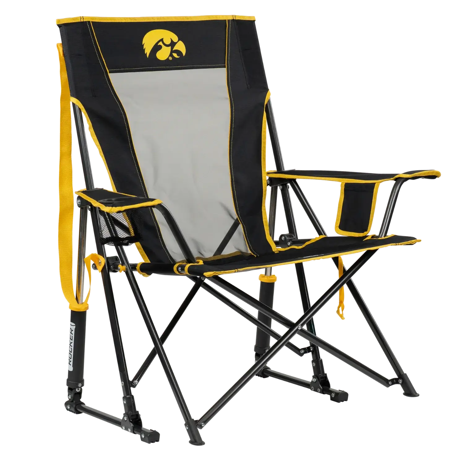 College Comfort Pro Rocker™ - Iowa Hawkeyes - Weekend Tailgate